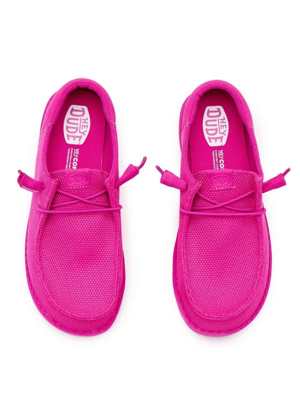 Hey Dude Wendy Funk Mono Fuchsia Pink - Picture 8 of 12